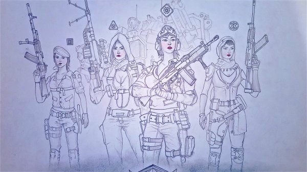 Рисунки варфейс