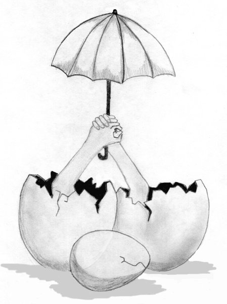 Сюрреализм карандашом легкие