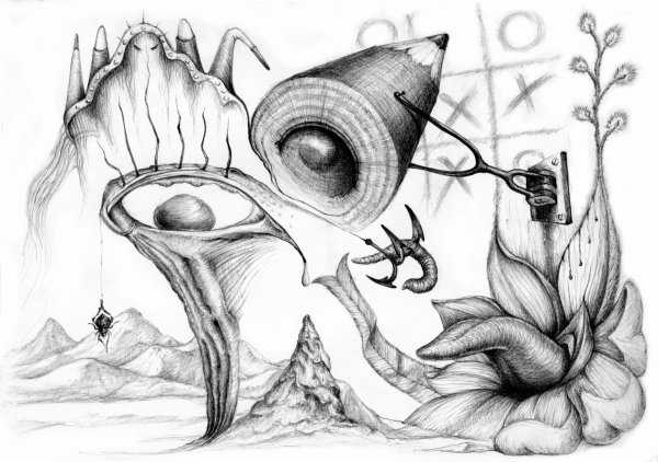 Сюрреализм карандашом
