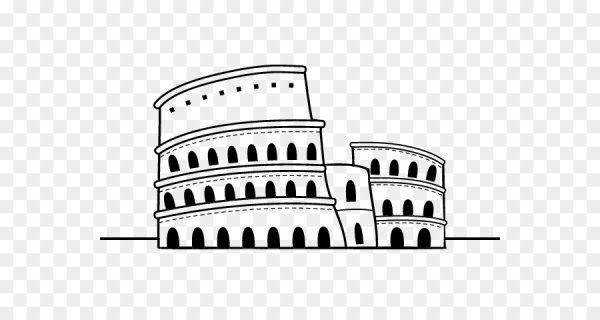 Колизей в древнем Риме рисунок
