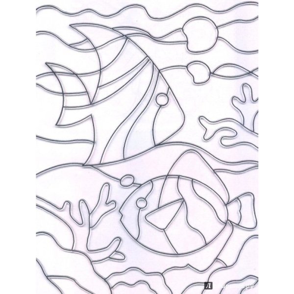 Контур для витража