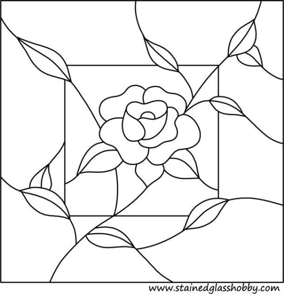 Витраж эскиз легкий