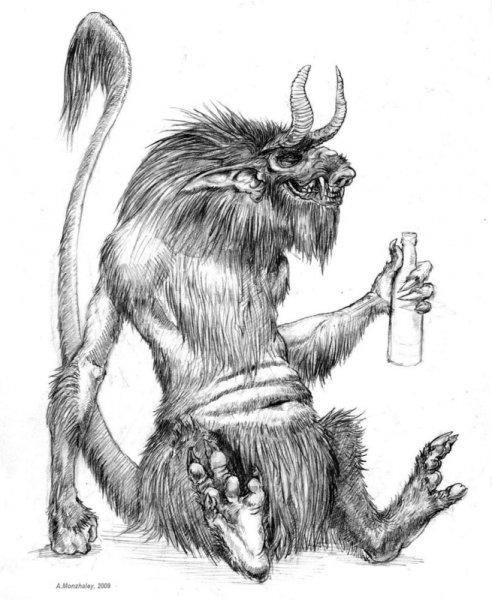 Черт рисунок