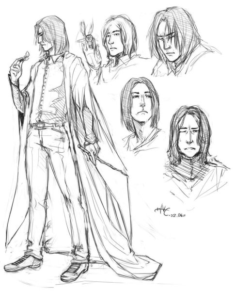 Северус Снейп скетчи