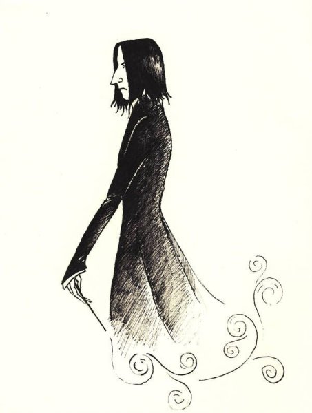 Рисунок Северуса Снейпа