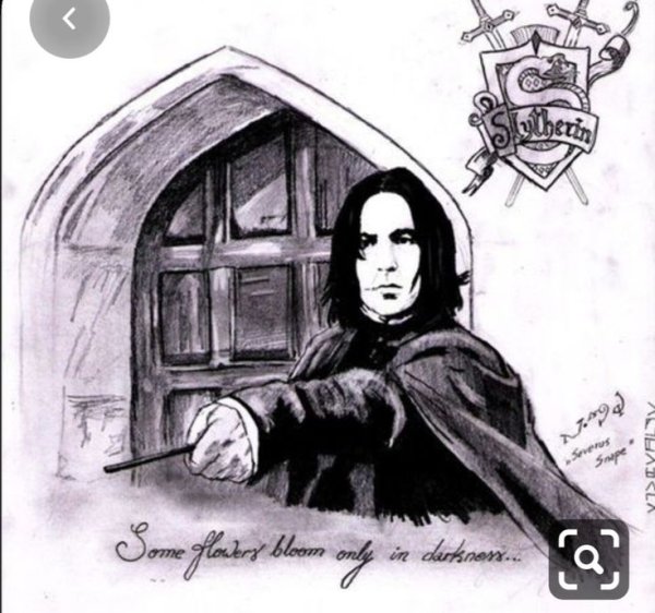 Раскраски Гарри Поттер Северус Снегг