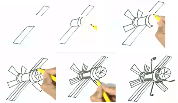 Спутник поэтапно