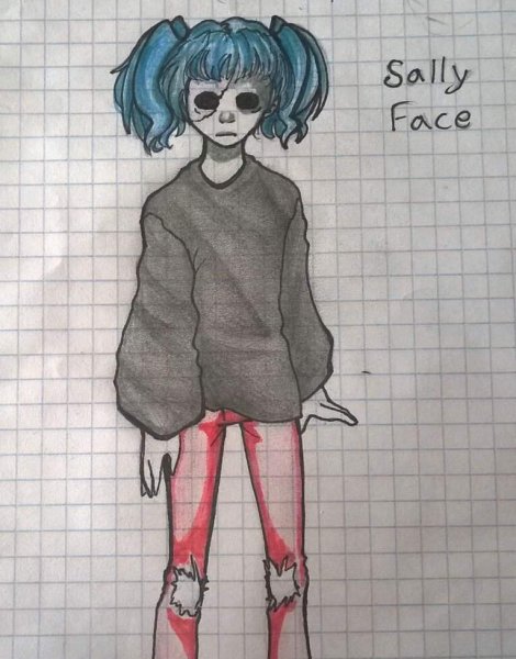 Салли фейс Салли рисунки