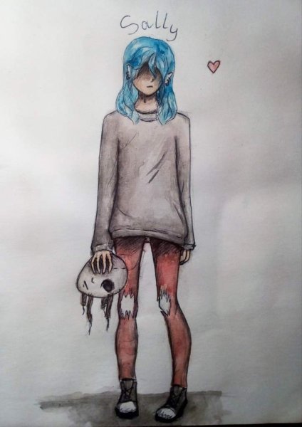 Салли КРОМСАЛИ рисунок