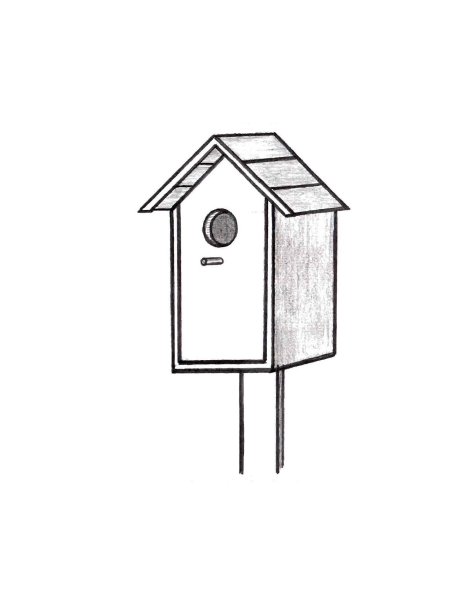 Рисование скворечник
