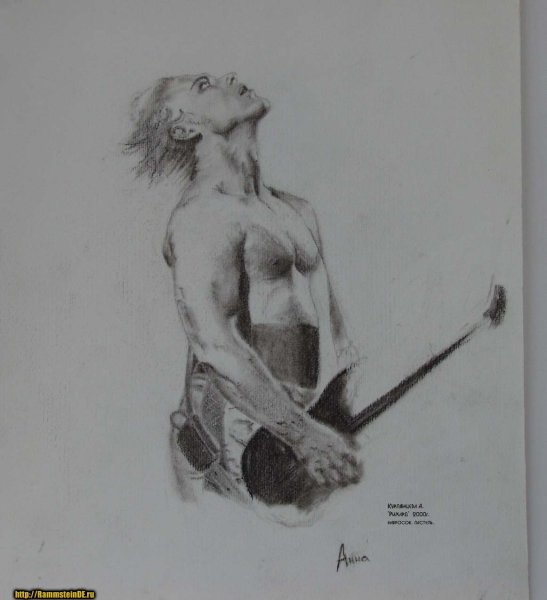 Рамштайн рисунки карандашом