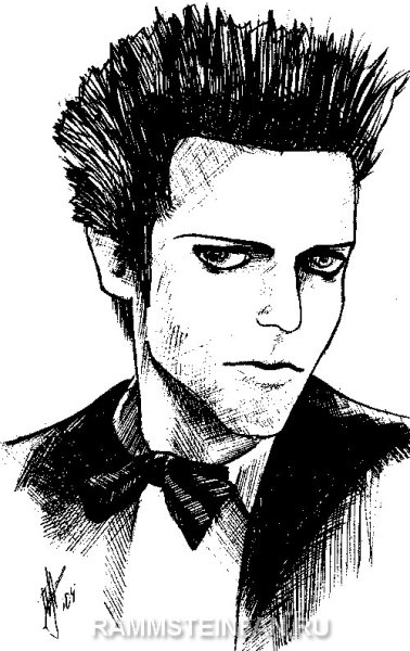 Рихард Круспе нарисовано