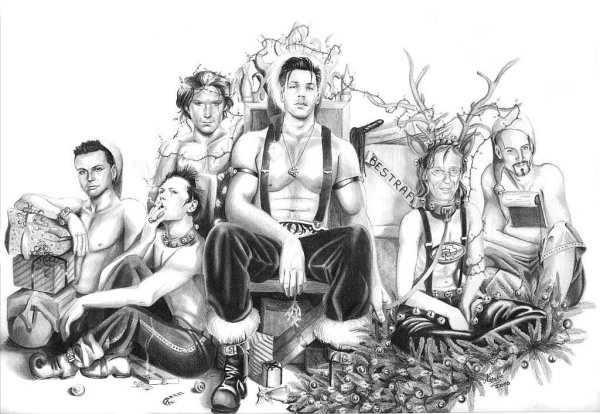 Тилль Линдеманн арт аниме