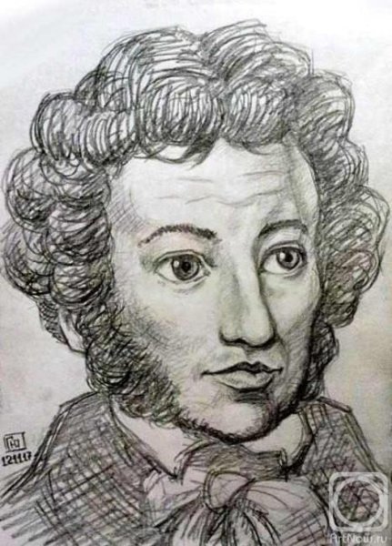 Графика Елена Шипицова Пушкин