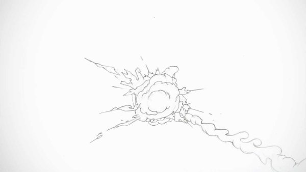 Взрыв раскраска