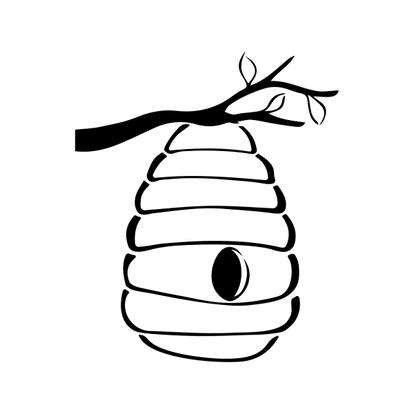 Улей раскраска для детей