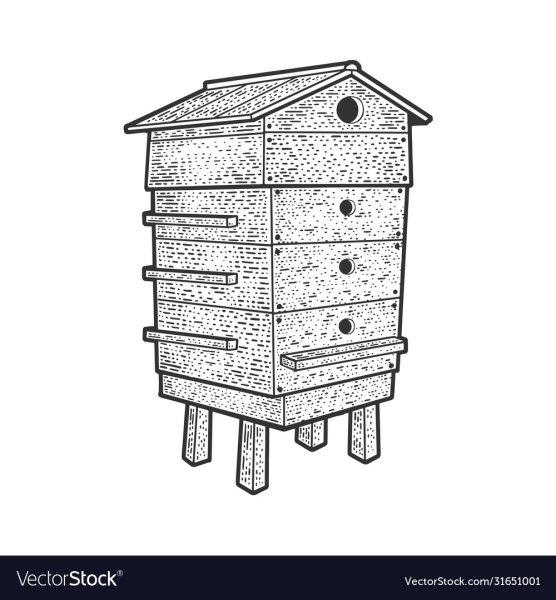 Улей черно белый