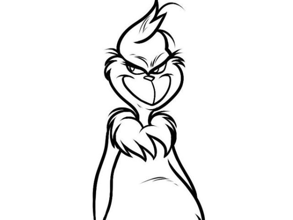 Гринч трафареты на окна