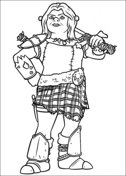 Злая Фея раскраска