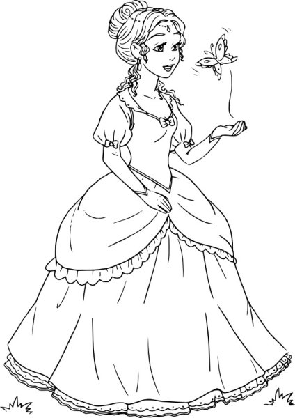 Фиона из Шрека раскраска