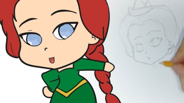 Нарисовать Фиону