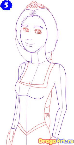 Фиона из Шрека раскраска