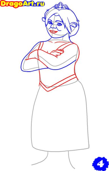 Дисней Наброски Бель