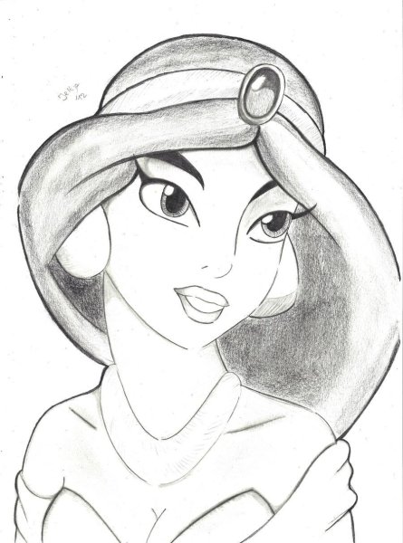 Фиона рисунок карандашом