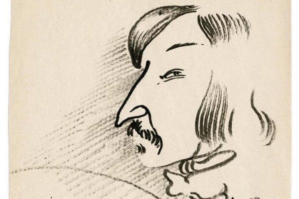 Анатолий Зверев Гоголь портрет