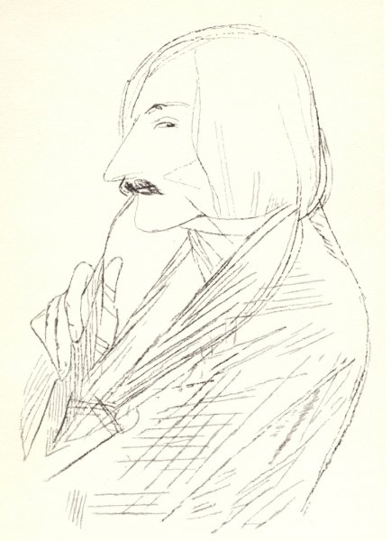 Гоголь портрет иллюстрации Горяев