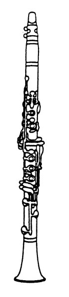 Флейта, гобой, кларнет, Фагот музыкальный инструмент раскраска
