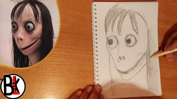 Лёгкие рисунки карандашом МОМО