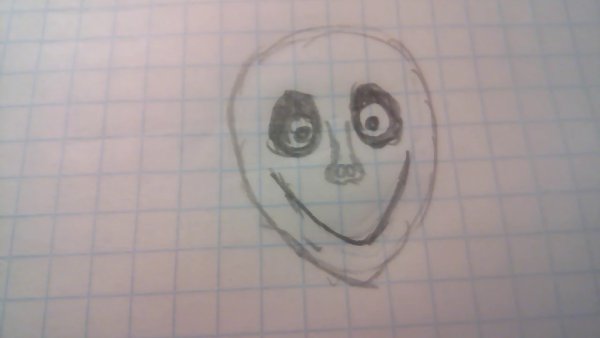 МОМО рисунок карандашом