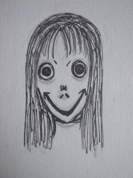 Лёгкие рисунки карандашом МОМО