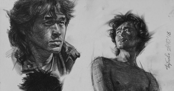 Виктор Цой для срисовки