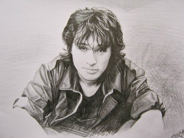 Виктор Цой портрет 1988