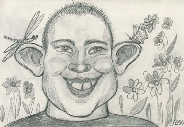 Шарж рисунок поэтапно