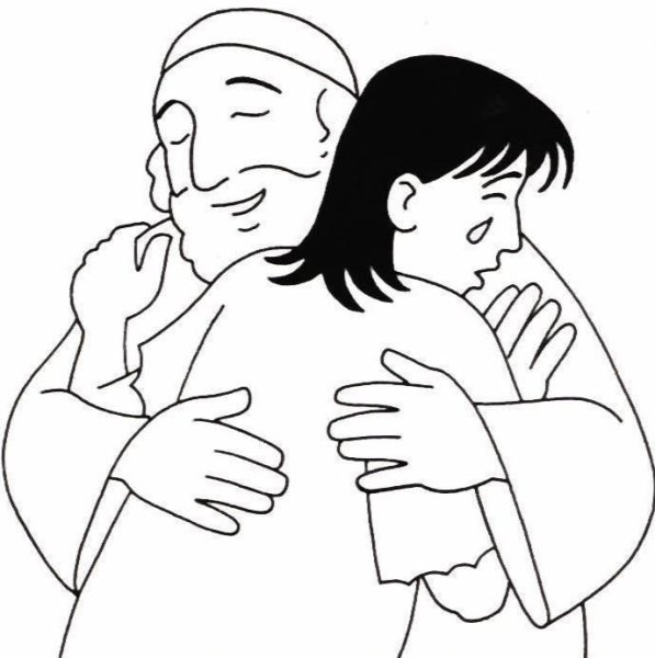 Притча о блудном сыне раскраска