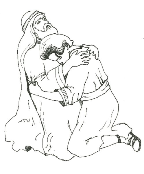 Возвращение блудного сына рисунок