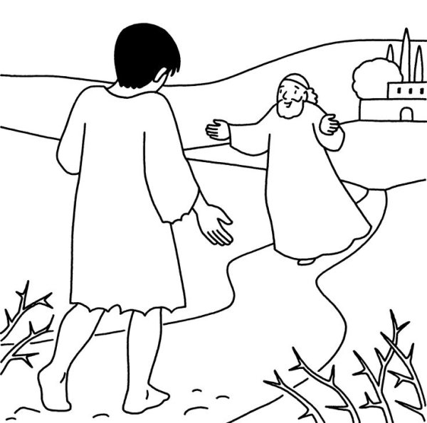 Притча о блудном сыне рисунок