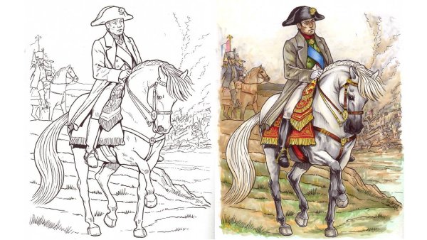 Бородинское сражение 1812 рисунки карандашом