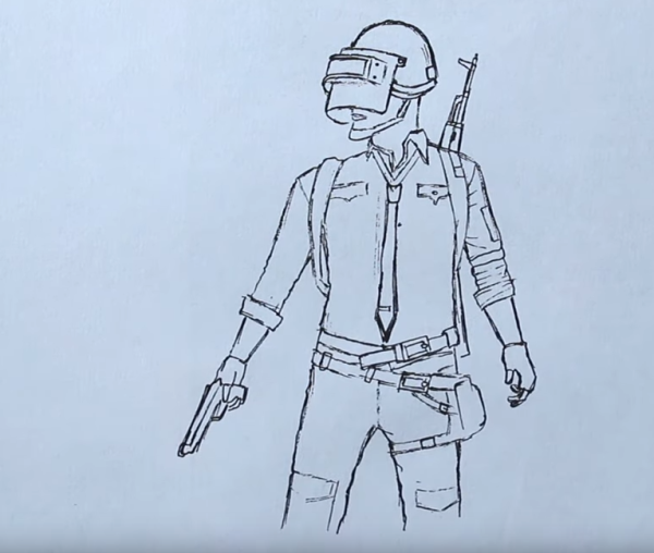 PUBG раскраска