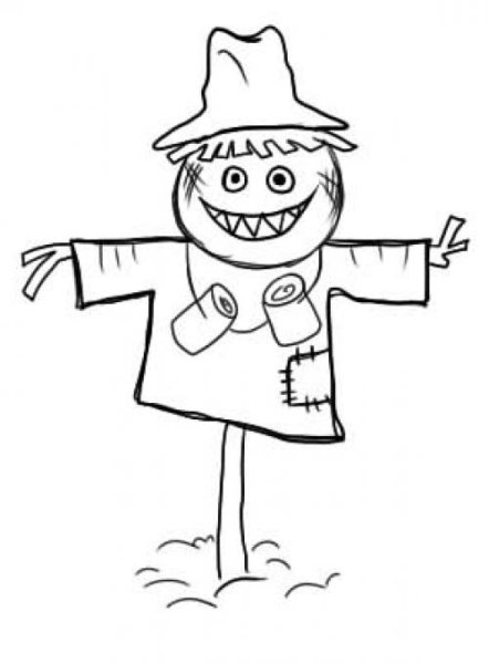 Чучело раскраска