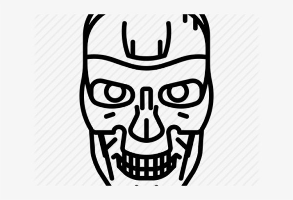 Эскизы лица робота