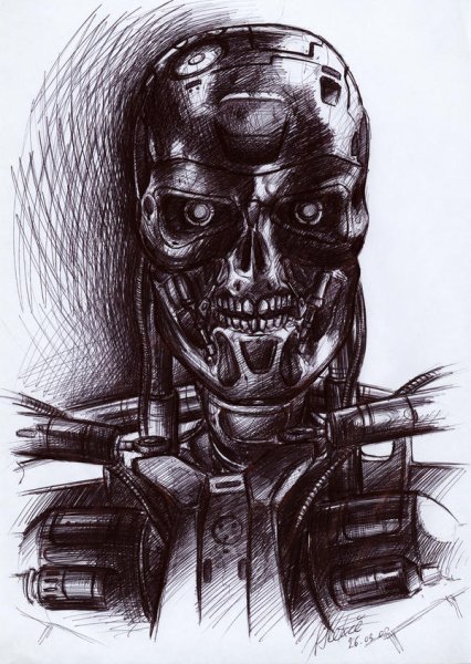 Terminator t-600 Sketch