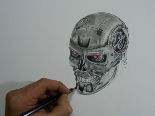 Терминатор рисунок