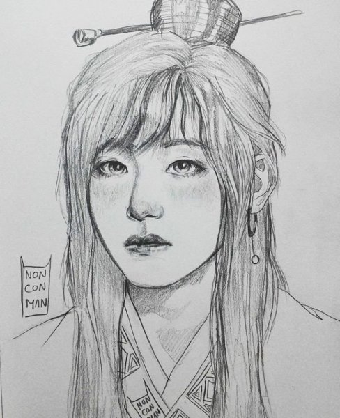 Тэхен Хваран рисунок