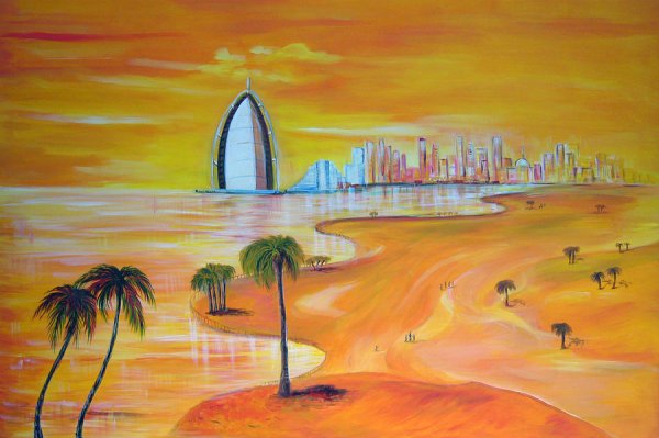 Арабские эмираты живопись