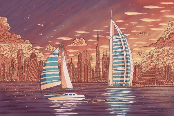 Город рисунок