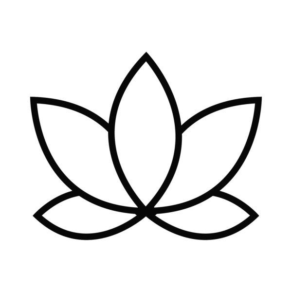 Рисунок лотоса легкий